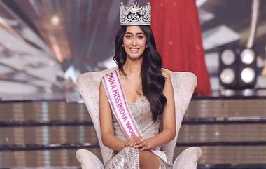 Miss India 2022 : सिनी शेट्टीने पटकावला 'मिस इंडिया 2022'चा बहुमान, कर्नाटकाच्या शिरपेचात मानाचा तुरा