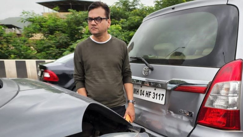 Mangesh Desai: निर्माते मंगेश देसाईच्या कारला अपघात, गाडीचे नुकसान