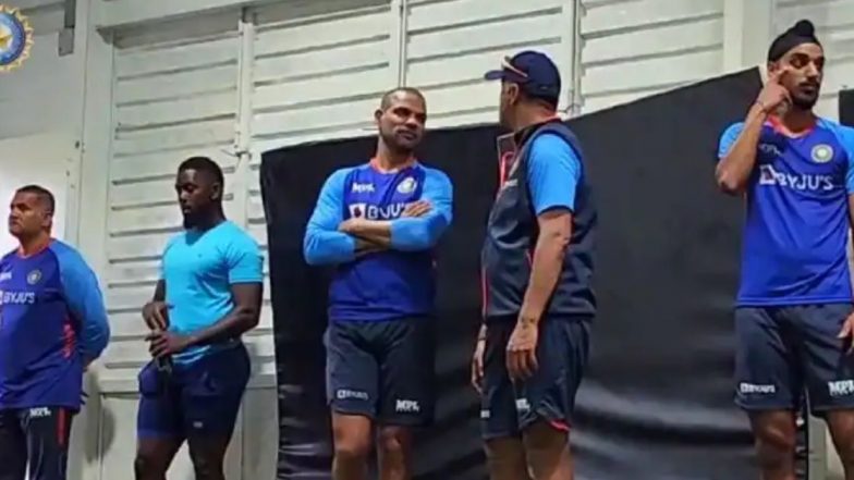 IND vs WI: वेस्ट इंडिजविरुद्धच्या पहिल्या वनडेची तयारी सुरू, पावसामुळे टीम इंडियाने केला इनडोअर सराव