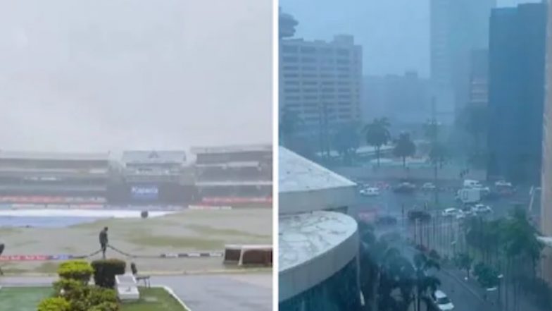 IND vs WI 3rd ODI: तिसऱ्या एकदिवसीय सामन्यावर पावसाचं सावट, रवींद्र जडेजानं फोटो शेअर करुन दिली माहिती