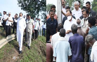 Gadchiroli: अतिवृष्टीग्रस्त गडचिरोलीत अजित पवार, अतिवृष्टीमुळे झालेल्या नुकसानाबाबत शेतकऱ्यांची केली विचारपूस