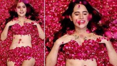 Urfi Javed ने केला Nude होऊन photoshoot, फक्त Rose Petals ने झाकले अंग, व्हिडीओ पोस्ट करून सोशल मिडीयावर लावली आग, व्हिडीओ व्हायरल