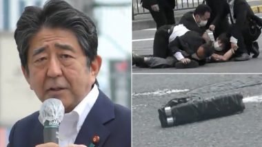 Shinzo Abe Shot: शिंजो आबे यांच्या वरील हल्ल्यांचे व्हिडिओज आले समोर; हल्लेखोर देखील ताब्यात