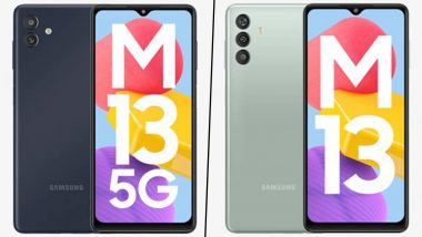 Samsung Galaxy M13 5G, Galaxy M13 लवकरच होणार भारतात लाँच; 23 जुलै 2022 पासून विक्रीसाठी उपलब्ध, जाणून घ्या संपूर्ण माहिती