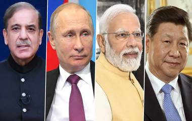 SCO Summit: पंतप्रधान मोदी, जिंगपींग आणि पाकिस्तानचे नवे पंतप्रधान शाहबाज शरिफ पहिल्यांदाचं एका व्यासपिठावर