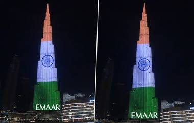 Tiranga On Burj Khalifa: बुर्ज खलिफावर झळकला तिरंगा, भारतीयांना स्वातंत्र्यदिनाच्या शुभेच्छा देण्यासाठी खास विद्युत रोषणाई