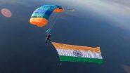 Tricolor Waved By Parachute in Russia: रशियामध्ये पॅरेशूटच्या माध्यमातून हवेत फडकवला तिरंगा; Azadi Ka Amrit Mahotsav निमित्त पाहा शानदार व्हिडिओ