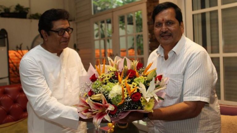 महाराष्ट्र सरकार मधील नवनियुक्त कॅबिनेट मंत्री  Mangal Prabhat Lodha यांनी Raj Thackeray यांची घेतली भेट!