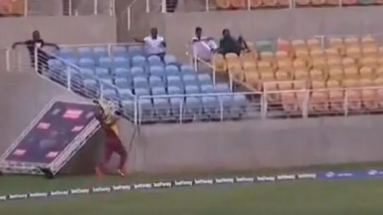 WI vs NZ: शिमरॉन हेटमायरने एका हाताने घेतला असा झेल, तुम्हीही पाहून व्हाल थक्क (Watch Video)