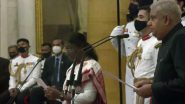 Jagdeep Dhankhar राष्ट्रपती Droupadi Murmu यांच्याकडून देशाच्या 14व्या उपराष्ट्रपती शपथबद्ध!