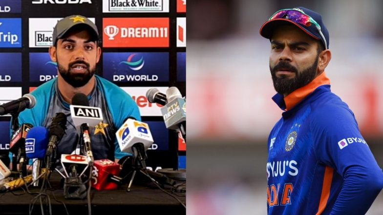 Asia Cup 2022, IND vs PAK: पाकिस्तानचा उपकर्णधार शादाब खानने विराटच्या शतकासाठी केली प्रार्थना, म्हणाला - कोहली हा एक दिग्गज क्रिकेटपटू