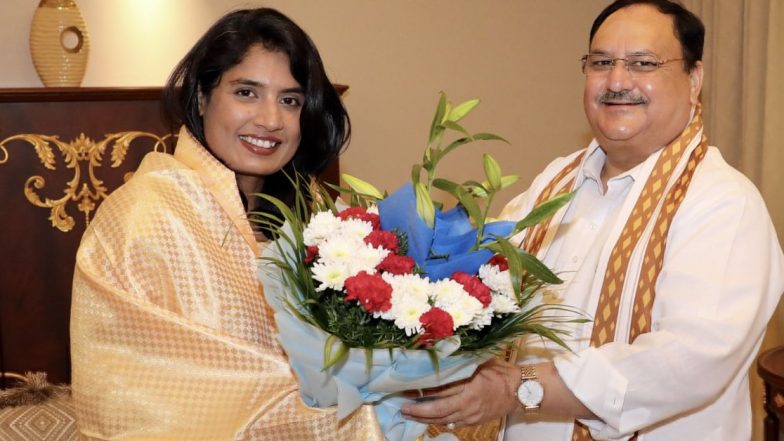 Mithali Raj: क्रिकेटर मिताली राजने हैदराबादमध्ये भाजप अध्यक्ष जेपी नड्डा यांची घेतली भेट, भाजपमध्ये करणार प्रवेश?