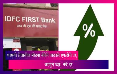 Bank FD Rates Increased: खासगी क्षेत्रातील मोठ्या बँकेने वाढवले एफडीचे दर; जाणून घ्या, नवे दर