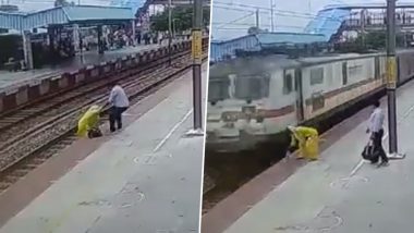 Viral Video: धावत्या ट्रेनसमोरून थोडक्यात वाचला महिलेचा जीव; पण, पाण्याच्या बॉटलसाठी पुन्हा जीवाशी खेळली महिला, Watch