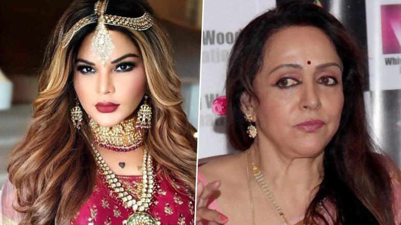 Hema Malini: भाजप खासदार हेमा मालिनी म्हणाल्या, ..तर राखी सावंत लढवतील मथुरेतून निवडणूक