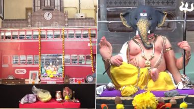 Ganeshotsav 2022: मुंबईच्या बेस्ट मधून प्रवास करणारा गणपती बाप्पा, प्रत्येक मुंबईकराच्या मनाला भावणारा हा देखावा; पहा फोटो