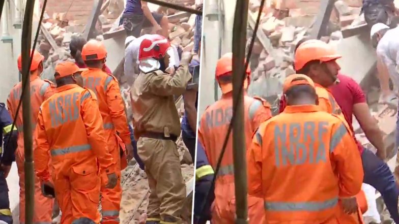 Building Collapse in Delhi: आझाद मार्केटमध्ये 4 मजली इमारत कोसळली, 8 कामगार दबल्याची शक्यता; अग्निशमन दलाच्या पथकाकडून बचावकार्य सुरू
