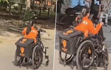 Wheelchair बसून आली Swiggy Delivery Girl; घरून जेवण मागवणाऱ्या ग्राहकांला बसला धक्का