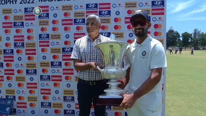 Duleep Trophy: अजिंक्य रहाणेच्या संघाने केली कमाल, 19व्यांदा कोरले दुलीप करंडकावर नाव