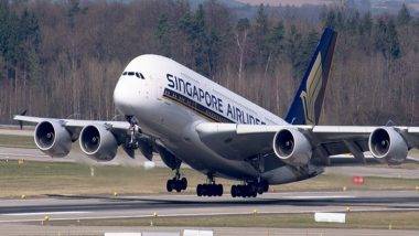 Singapore Airlines विमानामध्ये बॉम्ब असल्याचा खोटा दावा करून केबिन क्रु सोबत गैरवर्तन करणारा पुरूष प्रवासी अटकेत; विमानाला फायटर जेटच्या मदतीने एस्कॉर्ट