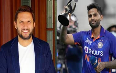 Shahid Afridi On Surya Kumar Yadav: पाकिस्तानी क्रिकेटपटू शाहिद आफ्रिदी याच्याकडून सूर्यकुमार यादव याच्यावर स्तुतीसुमने, घ्या जाणून