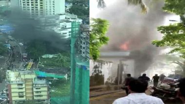 Mumbai Fire: प्रभादेवी परिसरात 'सामना प्रेस' समोरच्या Nagate Building ला लागलेली आग विझवण्यात यश; कुणीही जखमी नाही