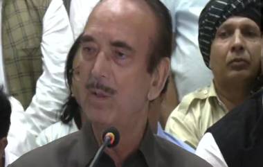 'Democratic Azad Party',कॉंग्रेसला रामराम ला ठोकलेल्या Ghulam Nabi Azad यांनी केली नव्या पक्षाची घोषणा