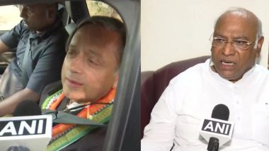 Congress President Polls 2022: Shashi Tharoor दुपारी 12 च्या सुमारास नॉमिनेशन फॉर्म भरणार;  Mallikarjun Kharge देखील रिंगणात उतरण्याची चर्चा