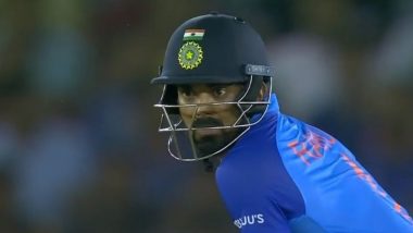 IND vs AUS: केएल राहुलने अर्धशतक ठोकल्यानंतर बाद, पाहा त्याचा जबरदस्त षटकार