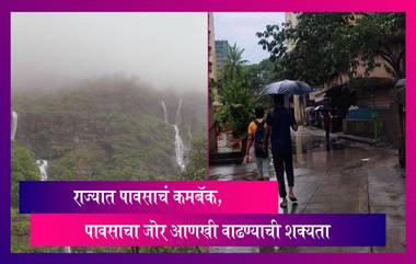 Maharashtra Rain: राज्यात पावसाचं कमबॅक, पावसाचा जोर आणखी वाढण्याची शक्यता