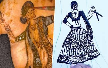 Navratri 2022 Mehndi Designs: नवरात्रीसाठी काही सुंदर मेहंदी डिझाईन, झटपट होईल काढून, पाहा व्हिडीओ