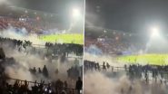 Indonesia Violence After Football Match: इंडोनेशियामध्ये फुटबॉल सामन्यानंतर स्टेडियममध्ये हिंसाचार, 127 ठार; 100 हून अधिक जखमी, Watch Video