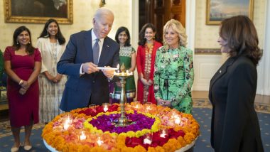 Diwali Celebration In White House: व्हाईट हाऊसमध्ये दिवाळी धुमधडाक्यात साजरी, अमेरीकेचे राष्ट्रध्यक्ष जो बायडन यांनी दिवे लावत केलं दिवाळीचं सेलिब्रेशन