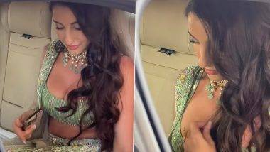 दिलखेचक अदांनी घायाळ करणाऱ्या Nora Fatehi चा नवीन Sexy अंदाज आला समोर, व्हिडीओ व्हायरल