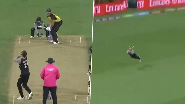 T20 WC 2022 AUS vs NZ: हवेत उडी मारुन ग्लेन फिलिप्सने घेतला चमत्कारी झेल, व्हिडीओ पाहुन तुम्ही व्हाल थक्क