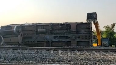 Amravati Railway: अमरावतीत रेल्वे रुळावरुन मालगाडी घसरली, बडनेरा-वर्धा अप-डाऊन मार्गावर रेल्वे वाहतुक विस्कळीत; पहा व्हिडीओ