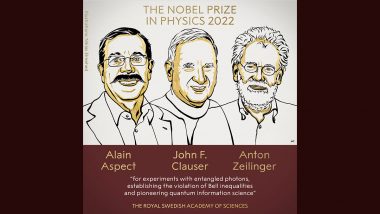 Nobel Prize in Physics 2022 Winners: भौतिकशास्त्राचा नोबेल पुरस्कार यंदा   Alain Aspect,Anton Zeilinger आणि  John F यांना  Quantum Mechanics च्या प्रयोगासाठी