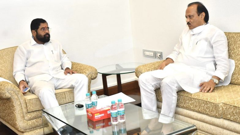 Ajit Pawar: विरोधीपक्ष नेते अजित पवार मुख्यमंत्री एकनाथ शिंदेच्या भेटीला, या खास भेटीत दडलयं का? राजकीय वर्तुळात मोठी चर्चा