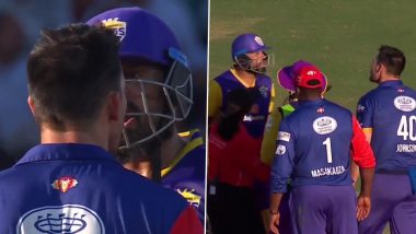 Yusuf Pathan Video: लिजेंड्स लीग क्रिकेटमध्ये मिचेल जॉन्सन आणि युसूफ पठाणमध्ये धक्काबुक्की, सोशल मिडीयावर व्हिडीओची चर्चा