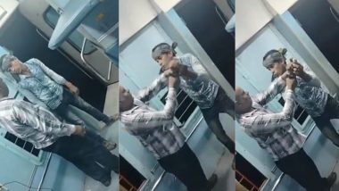 Shocking Video: भरधाव वेगात असलेल्या ट्रेनमधून सह प्रवाशाला खाली ढकलून दिले; जाणून घ्या कारण (Watch)