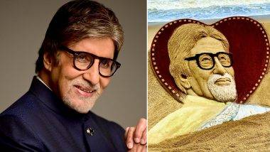 Amitabh Bachchan 80th Birthday: वाळूशिल्पकार Sudarsan Pattnaik,  Mumbai Police यांच्याकडून बीग बींना 80व्या वाढदिवसाच्या खास शुभेच्छा!