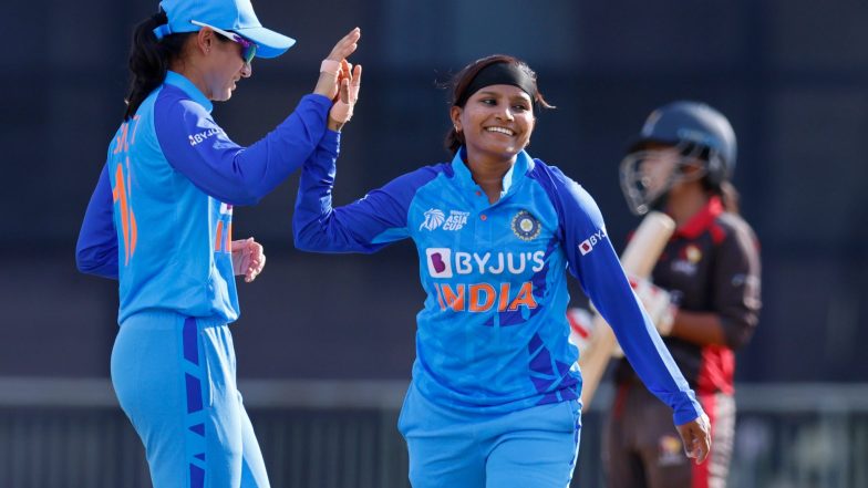 INDW vs UAEW, Asia Cup 2022: भारताने यूएईचा 104 धावांनी पराभव करत सलग तिसरा विजय नोंदवला