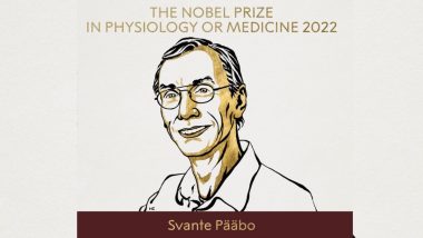 Nobel Prize in Physiology or Medicine 2022 हा Svante Pääbo यांना जाहीर