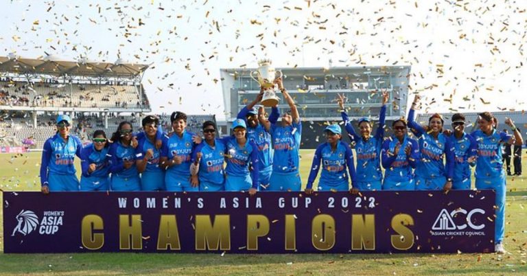 Women's Asia Cup Final: भारताने विक्रमी 7व्यांदा महिला आशिया जिंकल्यानंतर केला जबरदस्त जल्लोष, सोशल मीडियावर व्हिडीओ व्हायरल