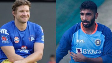 Shane Watson On Jasprit Bumrah: टी-20 विश्वचषकात जसप्रीत बुमराहशिवाय भारतीय वेगवान गोलंदाजाची आक्रमकता असणार कमकुवत - शेन वॉटसन