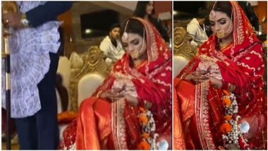Wedding Viral Video: लग्नाच्या मांडवातच नवरीला डुलकी, सोशल मीडियावर व्हिडिओ व्हायरल; नेटीझन्सकडून मजेशीर प्रतिक्रिया, पाहा व्हिडिओ