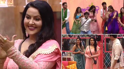 Bigg Boss Marathi 4  च्या घरामध्ये  Amruta Fadnavis यांची एंट्री; पहा स्पर्धकांसोबत केलेली धमाल (Watch Video)