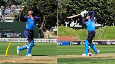 IND vs NZ 1st T20I 2022: शुक्रवारी किवी गोलंदाजांची होणार धुलाई, भारताचे युवा फलंदाज करत आहे जोरदार सराव (Watch Video)