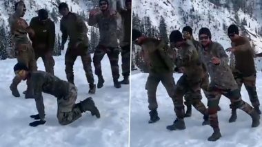 Indian Soldier Dance Video: बर्फात भारतीय जवानांनी Kaala Chashma गाण्यावर केला डान्स, पहा व्हिडिओ