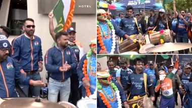 IND vs BNG सामन्याआधी ग्राउंडबाहेर क्रिकेट चाहत्यांनी वाढवला Team India चा उत्साह (Watch Video)
